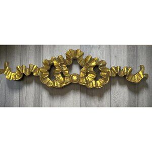 Vintage Gold-Finished Ornamental Intricately Designed Wall Decor